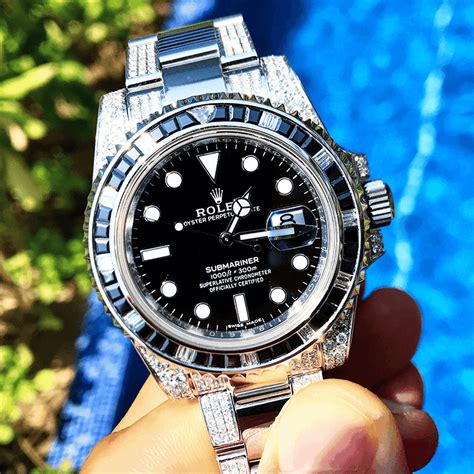 diamond rolex submariner|authentic rolex submariner.